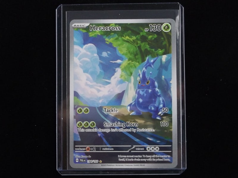 2023 Pokemon Heracross Illustration Secret Rare Full Art: q A Genuine Pokemon TCG Card in the listed condition in title, all are Unplayed