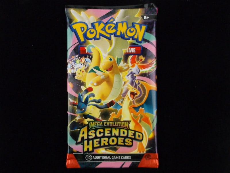 New Sealed Pokemon Ascended Heroes TCG Card Pack: p A Brand New Sealed Never Weighed, Never Searched Pokemon TCG Pack that is Directly from a Sealed Box or Tin.