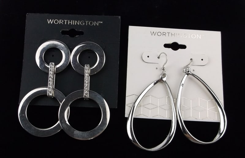 2 New Worthington Drop Earrings Sets Lot (1 of 2)