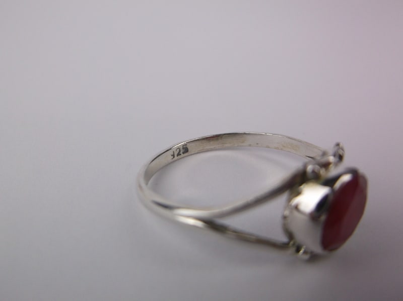New Designer Sterling Silver 1ct Ruby Ring 8 - 2