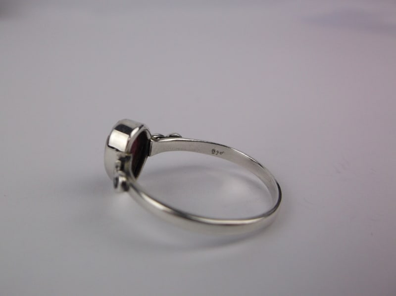 New Bali Designer Sterling Silver 1ct Ruby Ring 8 - 2