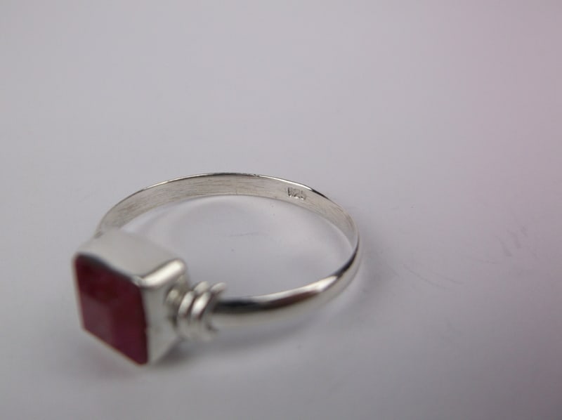 New Bali Designer Sterling Silver 1ct Ruby Ring 9 - 2