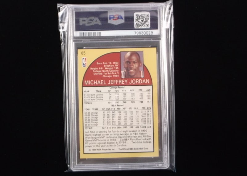 1990 Hoops Michael Jordan PSA 6 - 2