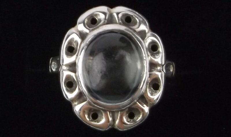 Mint Vintage Designer Sterling Silver 2ct Aquamarine Ring 5.5: Guaranteed Solid 925 Sterling Silver, in Excellent Condition