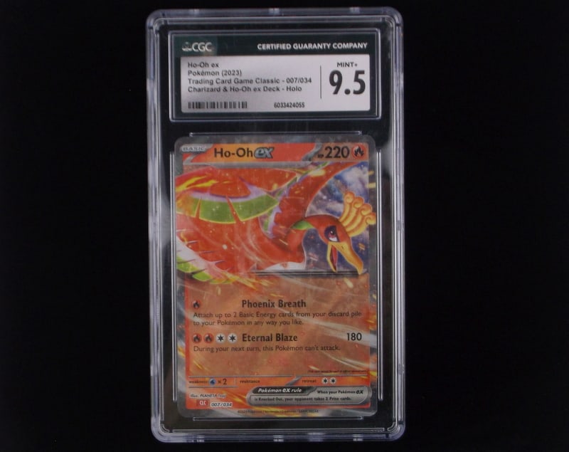 2023 Pokemon Ho-OH EX Ultra Rare CGC 9.5 Mint+: q A Genuine Pokemon TCG Card in the listed condition in title, all are Unplayed