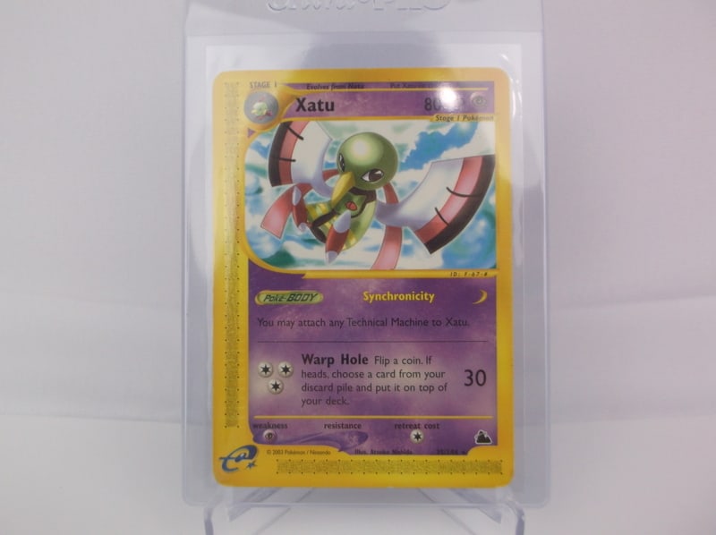 EX-NM 2003 Pokemon E Reader Xatu Skyridge Card: q A Genuine Pokemon TCG Card in the listed condition in title, all are Unplayed