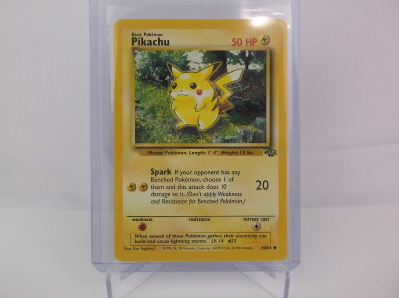 EX-NM 1999 WOTC Pokemon Pikachu Jungle Card: q A Genuine Pokemon TCG Card in the listed condition in title, all are Unplayed