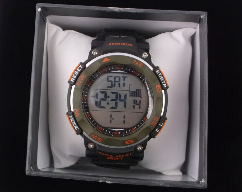 Big New Armitron Pro Sports Mens Watch G Shock Style: new condition