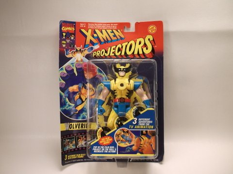 Vintage 1994 X-Men Projectors Wolverine Figure MOC: .