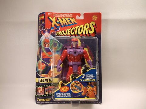 Vintage 1994 X-Men Projectors Magneto Figure MOC: .