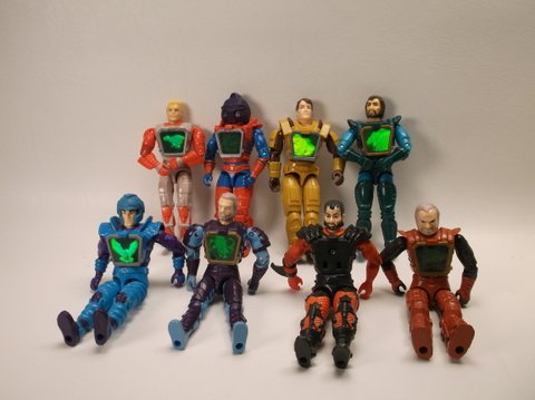 8 1987 Hasbro Visionaries Action Figure Lot: .