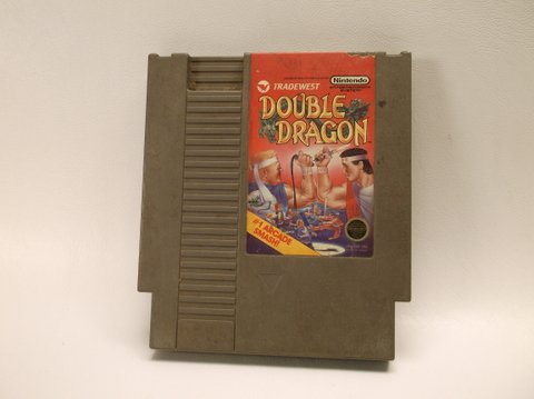 Vintage Nintendo NES Game Double Dragon: Game Cartridge has been tested and works properly. May have some fading, discoloration, regular wear, etc.