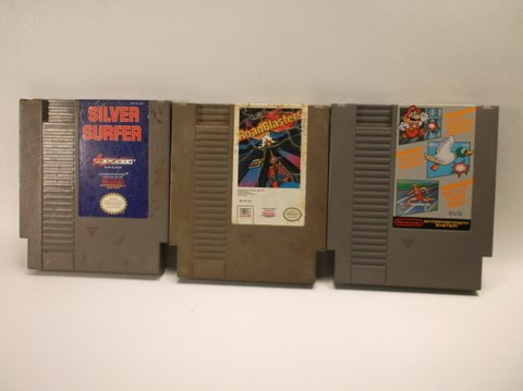 3 Vintage Nintendo NES Game Lot Mario Etc: Game Cartridge has been tested and works properly. May have some fading, discoloration, regular wear, etc.