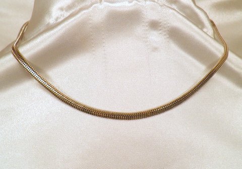 Nice Sterling Silver Snake Chain Necklace 16 Inches: Stamped .925