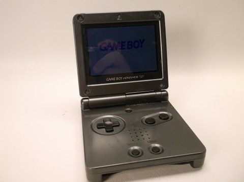 Nintendo Game Boy Advance SP Game System: works great, smoke gray color, no charger