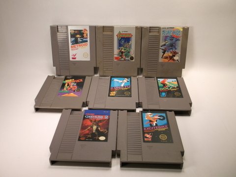 Nintendo NES Game Lot Super C Metroid Castlvania: lots of great selling games, all have been tested and work