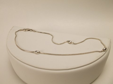 Nice Sterling Silver Anklet: .