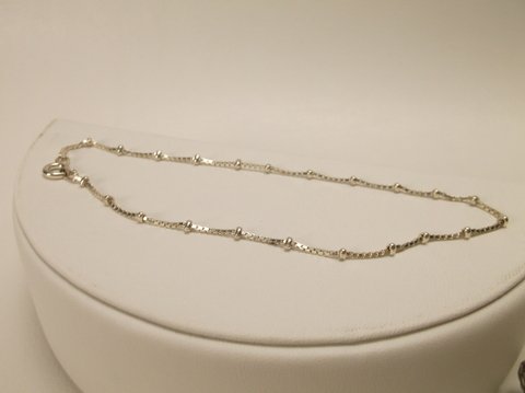 Nice Sterling Silver Anklet: .