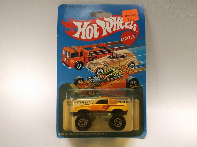 1982 Hot Wheels Gulch Stepper 7532 MOC: Titled date is what appears on the back of the package