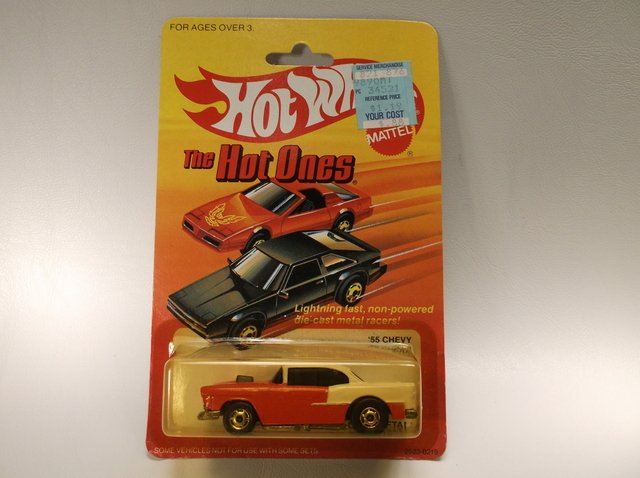 1982 Hot Wheels 55 Chevy 2523 MOC: Titled date is what appears on the back of the package