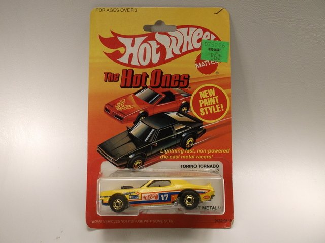 1982 Hot Wheels Torino Tornado 9533 MOC: Titled date is what appears on the back of the package