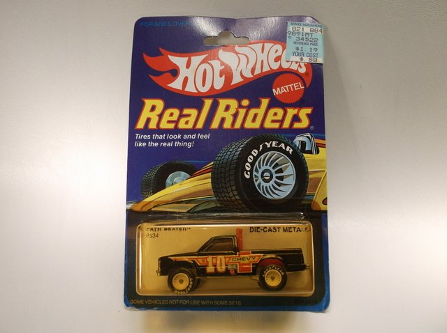 1982 Hot Wheels Patch Beater Real Riders MOC: Titled date is what appears on the back of the package