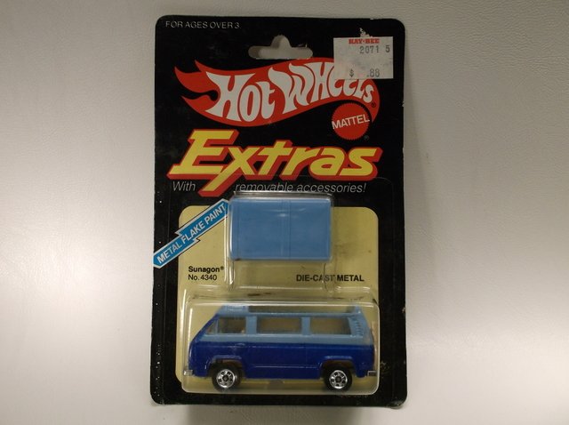 1982 Hot Wheels Sunagon 4340 Metal Flake MOC: Titled date is what appears on the back of the package