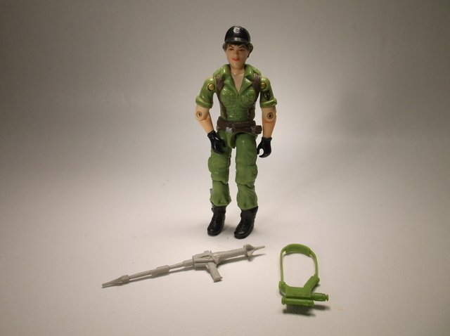 1985 GI Joe Lady Jane V1 Action Figure Near Complete: .