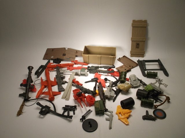 Vintage GI Joe Weapons Accessories Lot: .