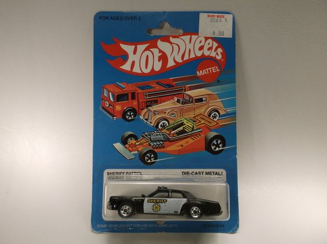 1982 Hot Wheels Sheriff Patrol 9526 MOC: Titled date is what appears on the back of the package