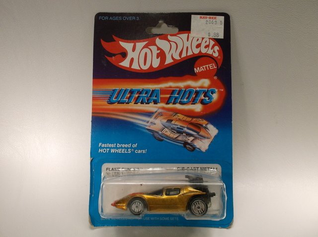 1983 Hot Wheels Flame Runner 7293 MOC: Titled date is what appears on the back of the package