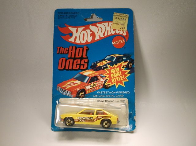 1981 Hot Wheels Chevy Citation 3362 MOC: .