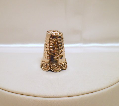 Very Nice Vintage Sterling Silver Thimble: Stamped .925