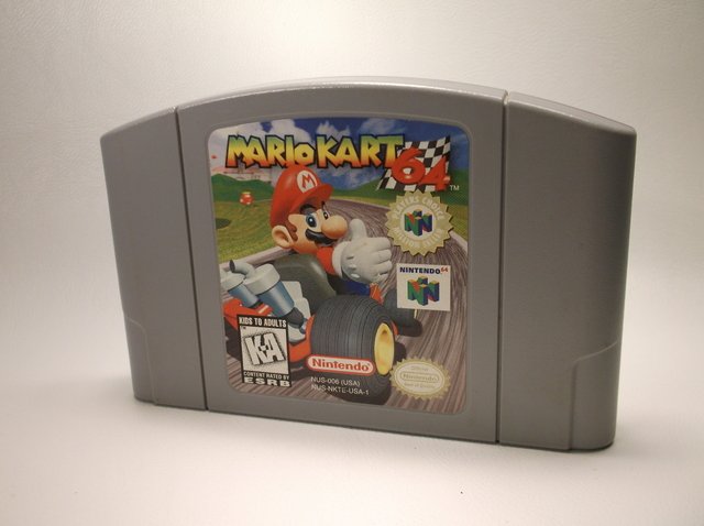 Nintendo 64 Mario Kart 64 Video Game: games are tested and work nicely