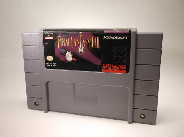 Super Nintendo Final Fantasy III Video Game: games are tested and work nicely