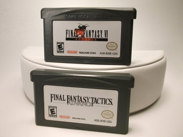 2 Nintendo Gameboy Advance Final Fantasy Games: games are tested and work nicely