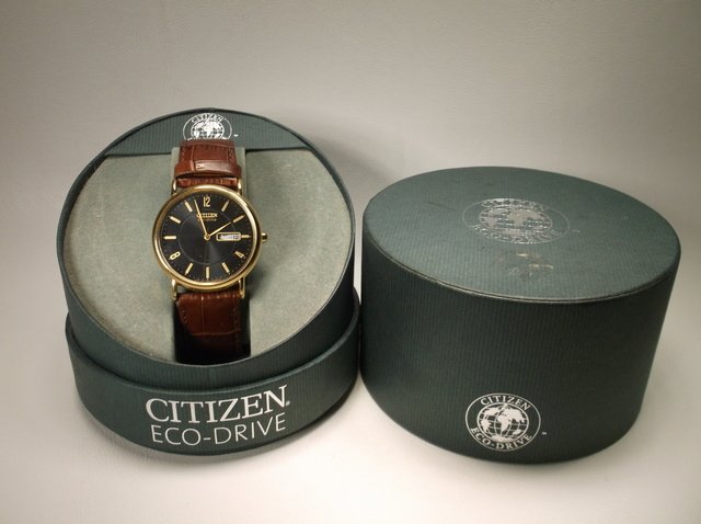 Great New Mens Citizen Eco-Drive Wristwatch $400: works great, never worn, in box, retails for $400