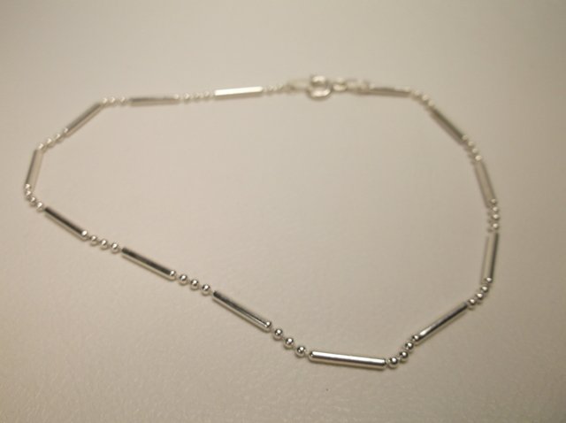 Nice Sterling Silver Anklet: .