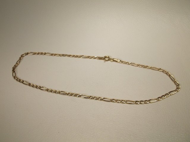Beautiful 10kt Gold Anklet Chain 10 Inch: .
