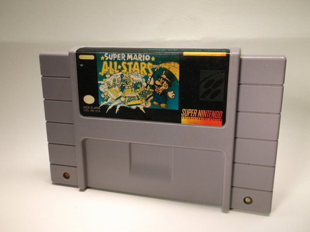 Super Nintendo Super Mario All-Stars Game: games have been tested and work properly