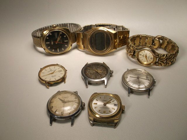 Vintage Antique Wristwatch Lot Bulova Jurgenses Etc: not sure if they are working, sold as is