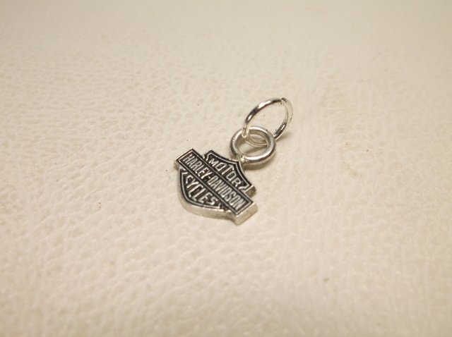 Nice Sterling Silver Harley Davidson Charm: .