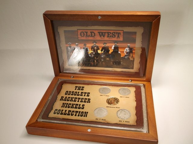 Nice Old West Racketeer Nickels Set: .