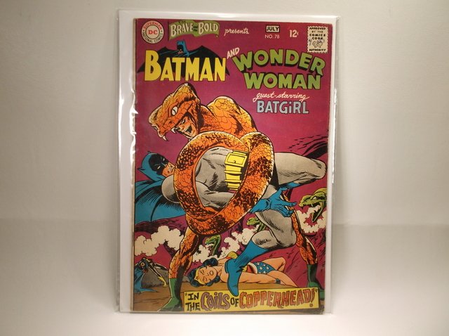 1968 DC Brave Bold Batman Comic Book #78 (1 of 1)