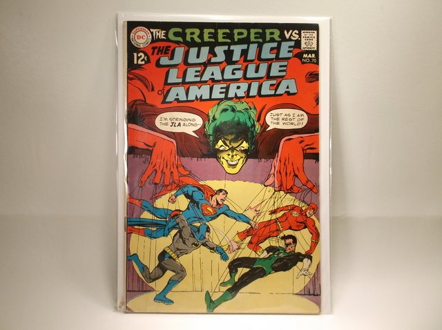 1969 DC Justice League Comic Book #70 (1 of 1)