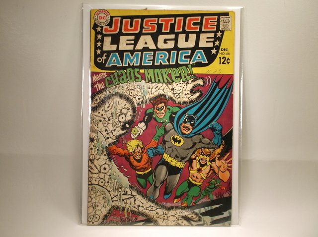 1968 DC Justice League Comic Book #68 (1 of 1)