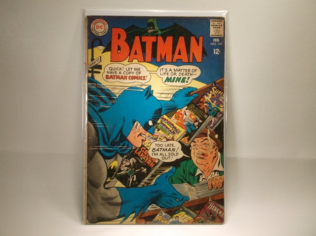 1968 DC Batman Comic Book #199 $150 (1 of 1)