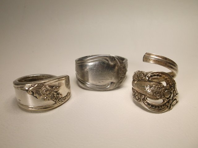 3 Antique Spoon Rings (1 of 1)