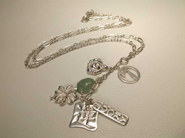 Gorgeous Sterling Silver Lucky Buddha Necklace (1 of 1)