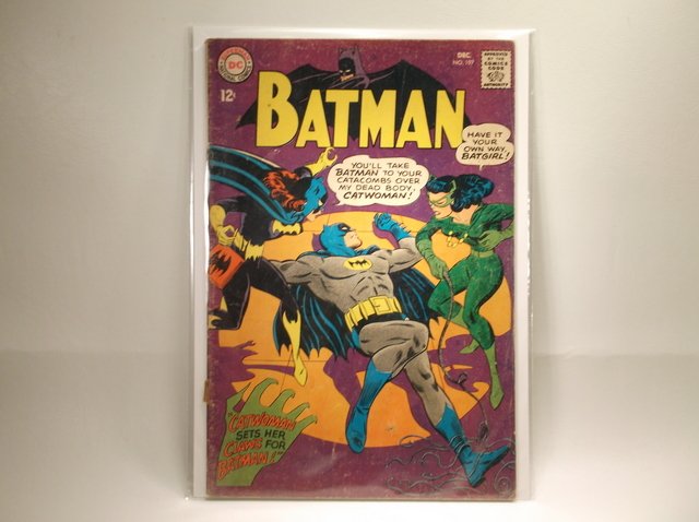 1967 DC Batman Comic Book #197 $300 1st New (1 of 1)